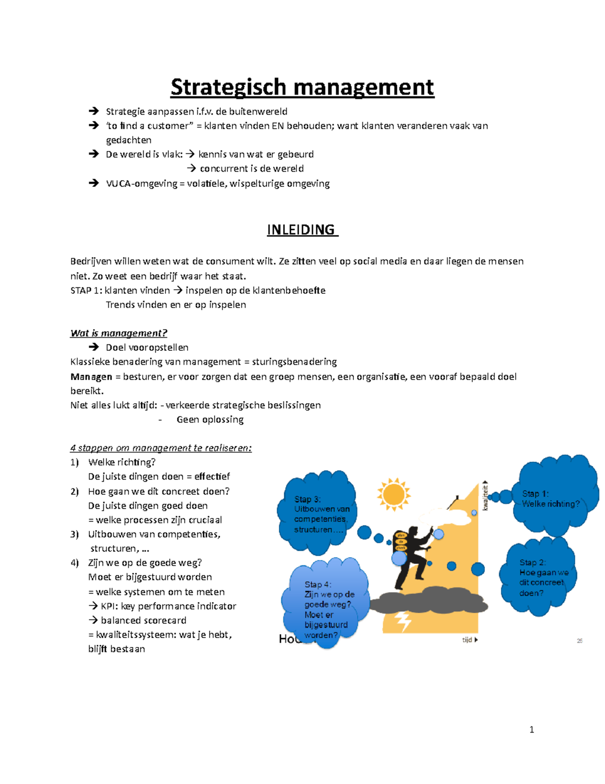 Samenvatting Strategisch Management - Strategisch Management Strategie ...