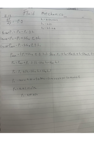 Fluid Mechanics 8th Edition White Soluti - Chapter 2 •• Pressure ...