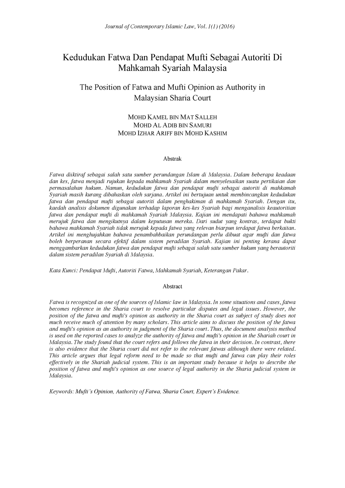 jcil-2016-11-article-1-journal-of-contemporary-islamic-law-vol-1-1