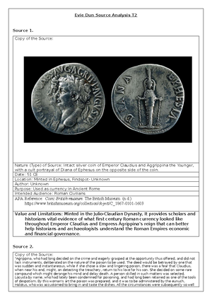 Ancient History Year 11 Notes- (Term 1/2) - Ancient History Year 11 ...