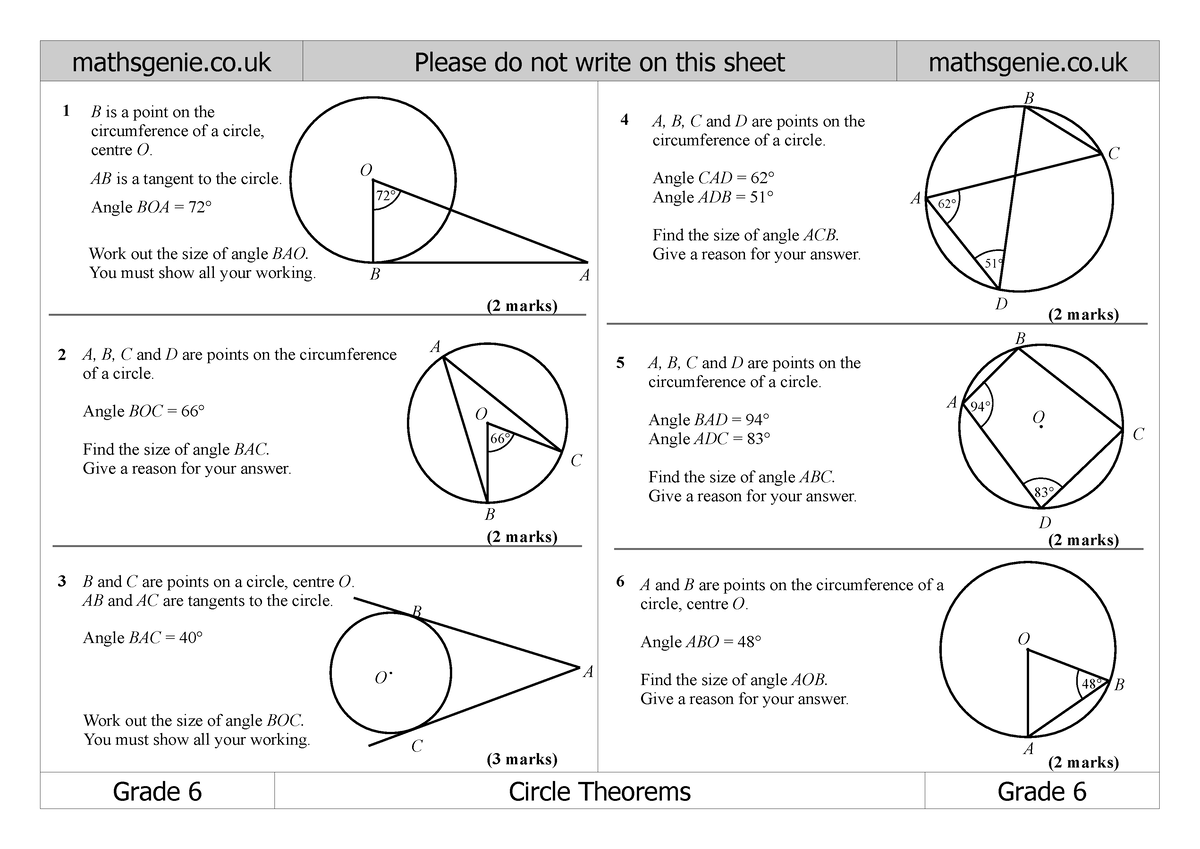 circle-theorems-practice-questions-studocu