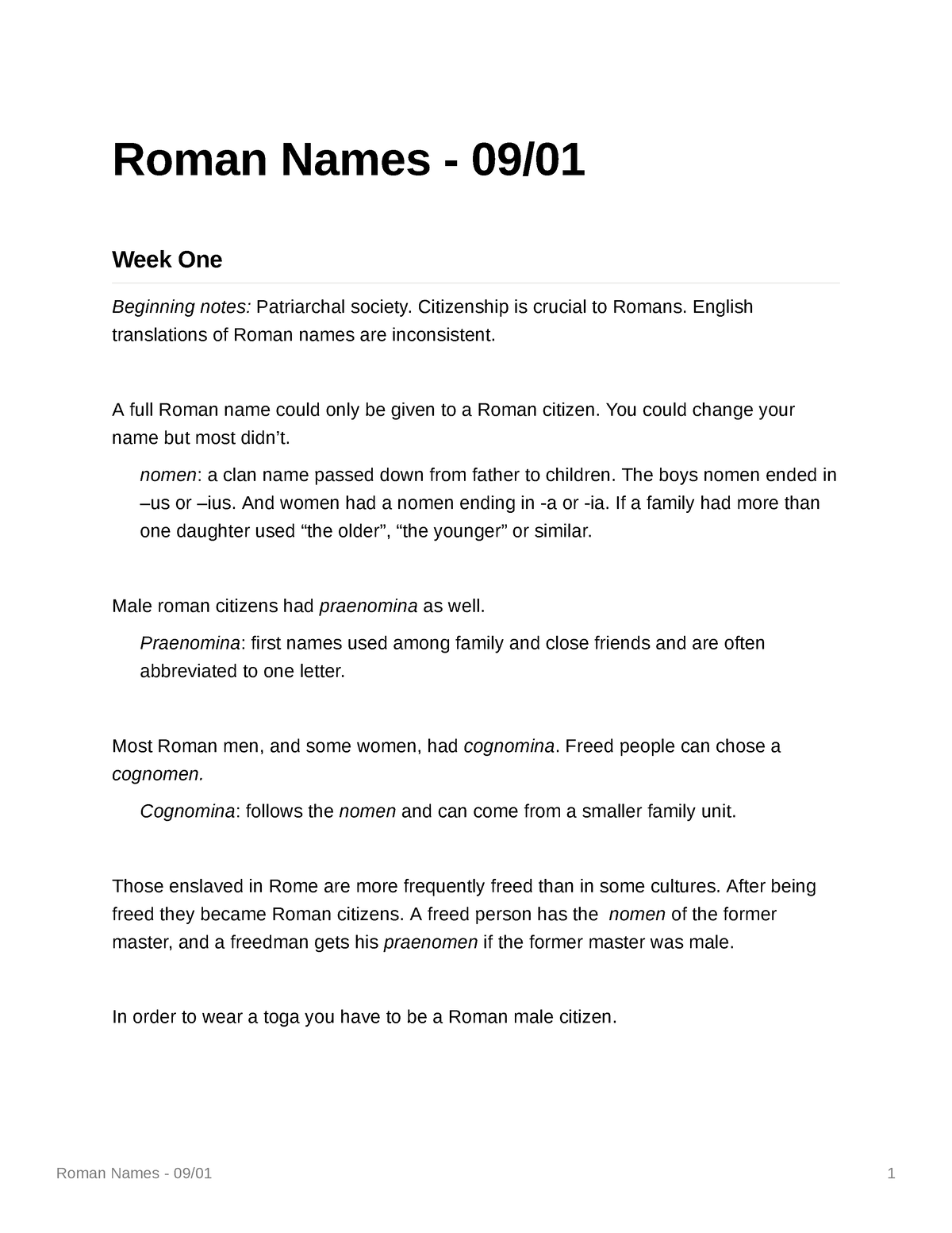 ar105-lecture-notes-2023-roman-names-roman-names-09-01-1-roman-names-09-week-one