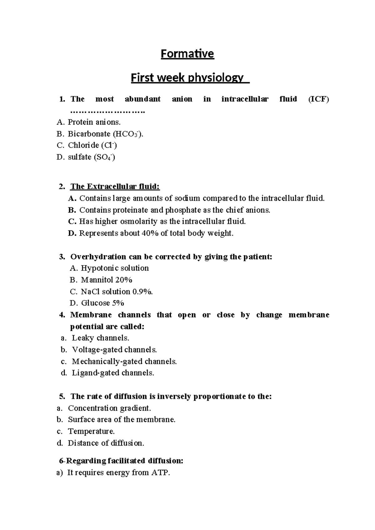 Formative - Assessment for cell biology and function - Formative First ...