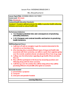 Lesson PLAN Smart Goals - Lesson Plan SMART GOALS and FITT PRINCIPLES ...