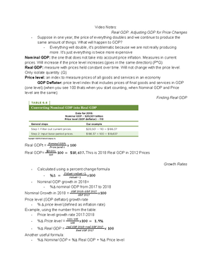 Econ 1015 Exam 2 Lecture Notes - Chapter 9 - Savings, Interest Rates ...