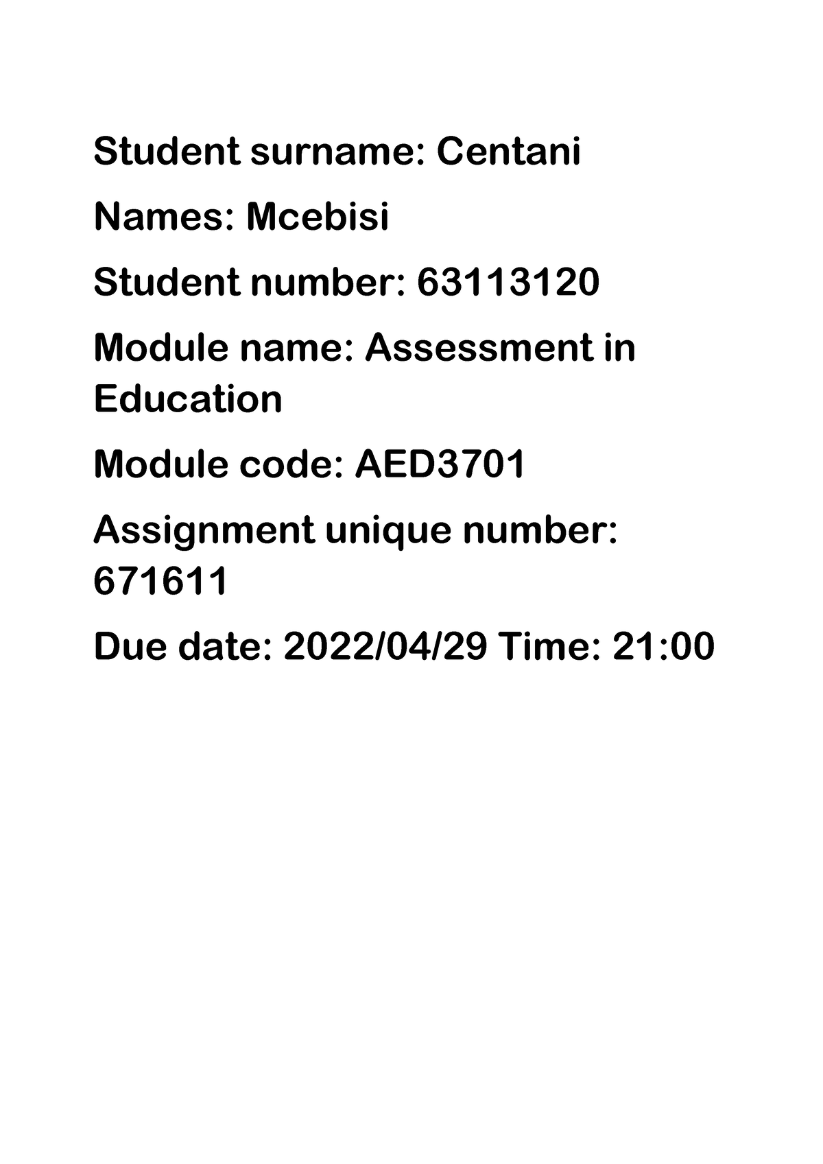 aed2601-assignment-1-2022-student-surname-centani-names-mcebisi