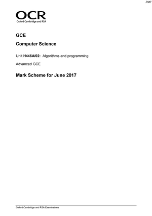 Pseudocode-guide - Pseudocode Guide OCR A-Level - COMPUTER SCIENCE ...