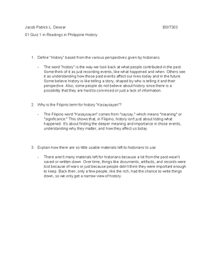 05 Assignment 1 POC - Jacob Patrick L. Desear BSIT 05 Assignment 1 in ...