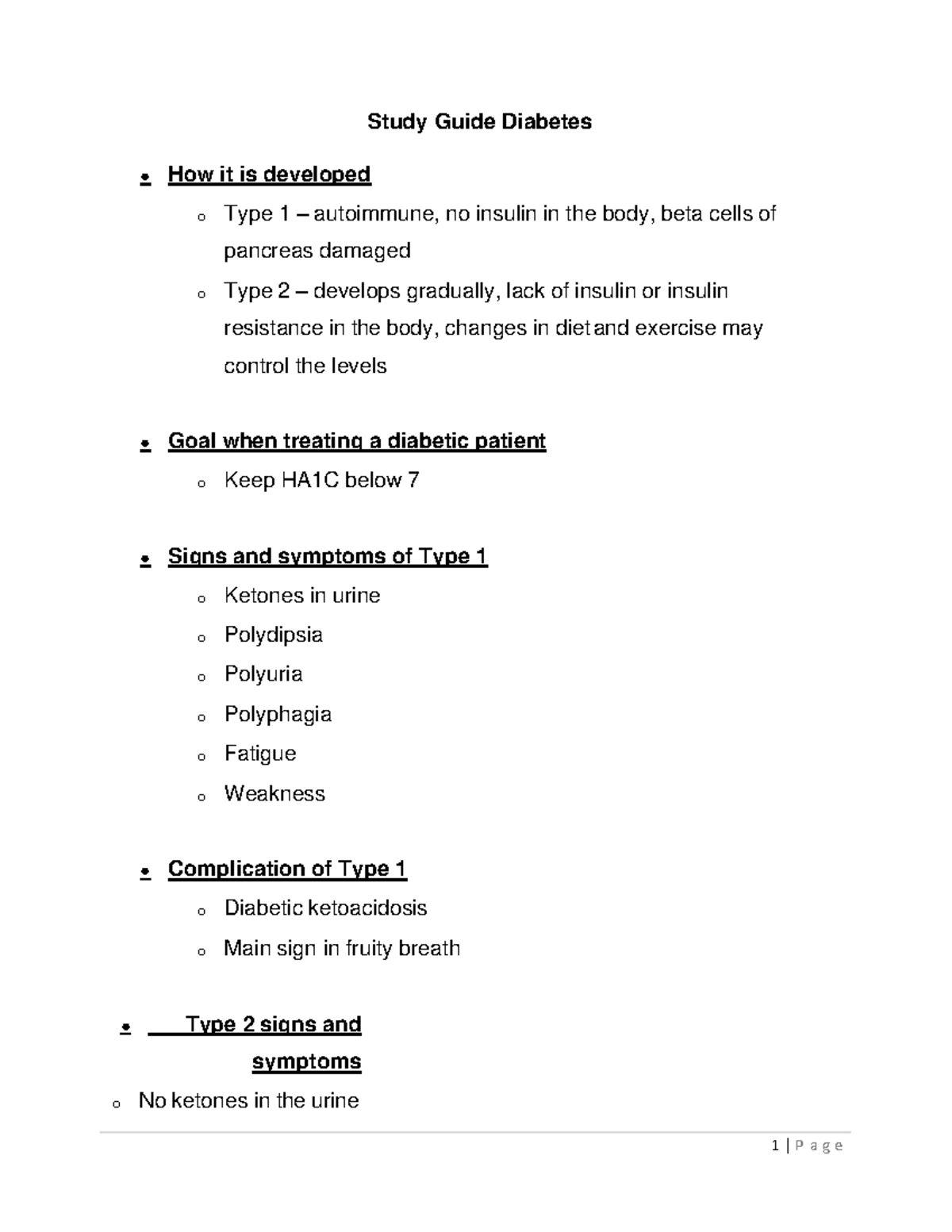 Study Guide Diabetes 53 hrs Which insulin can be given IV o Regular