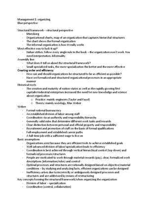 Reframing Organizations Summary - Chapter 1: Power of Reframing 3 Acts ...