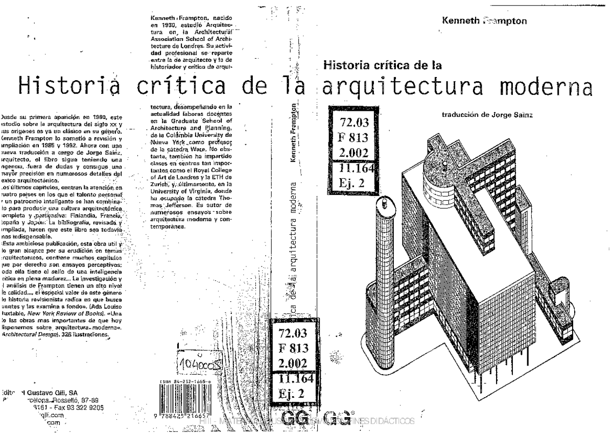 Mejores Libros De Historia De La Arquitectura www.studocu.com