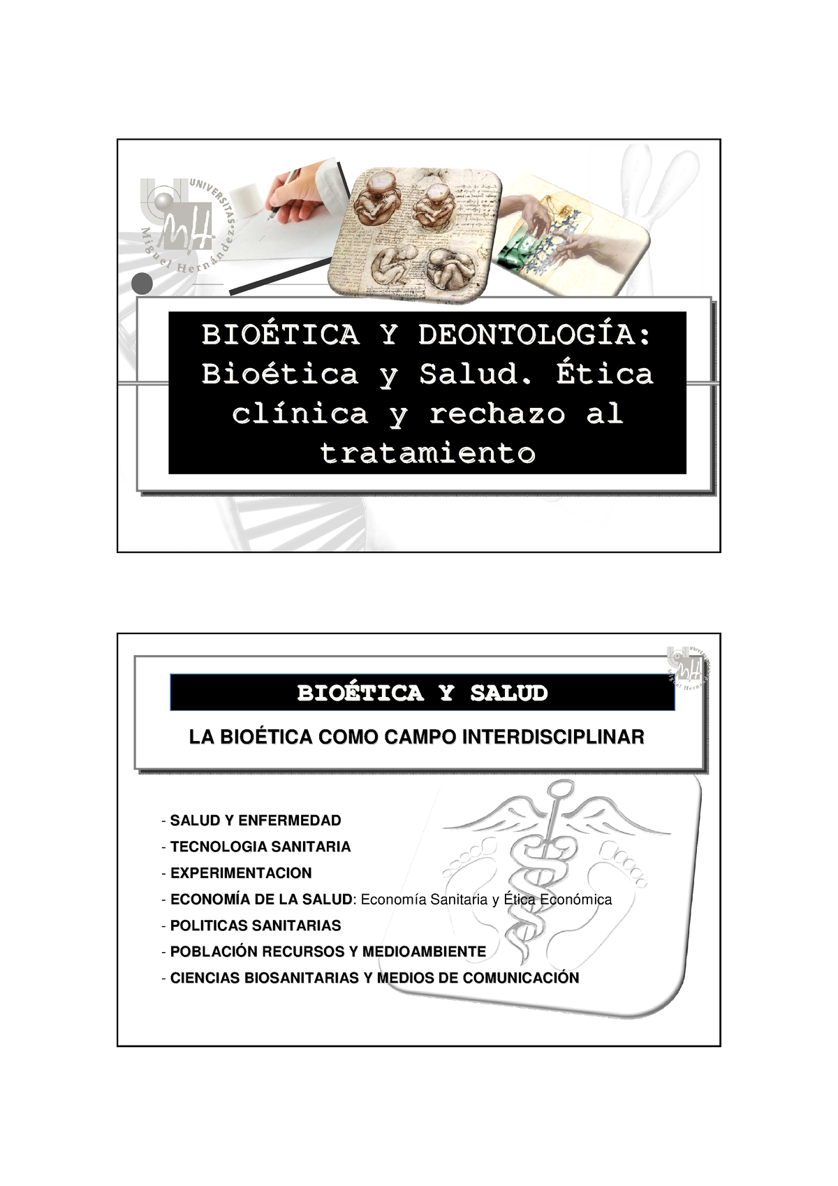 Tema 3.2 Bioética Y Salud. Etica Clinica Y Rechazo Al Tratamiento - BIO ...