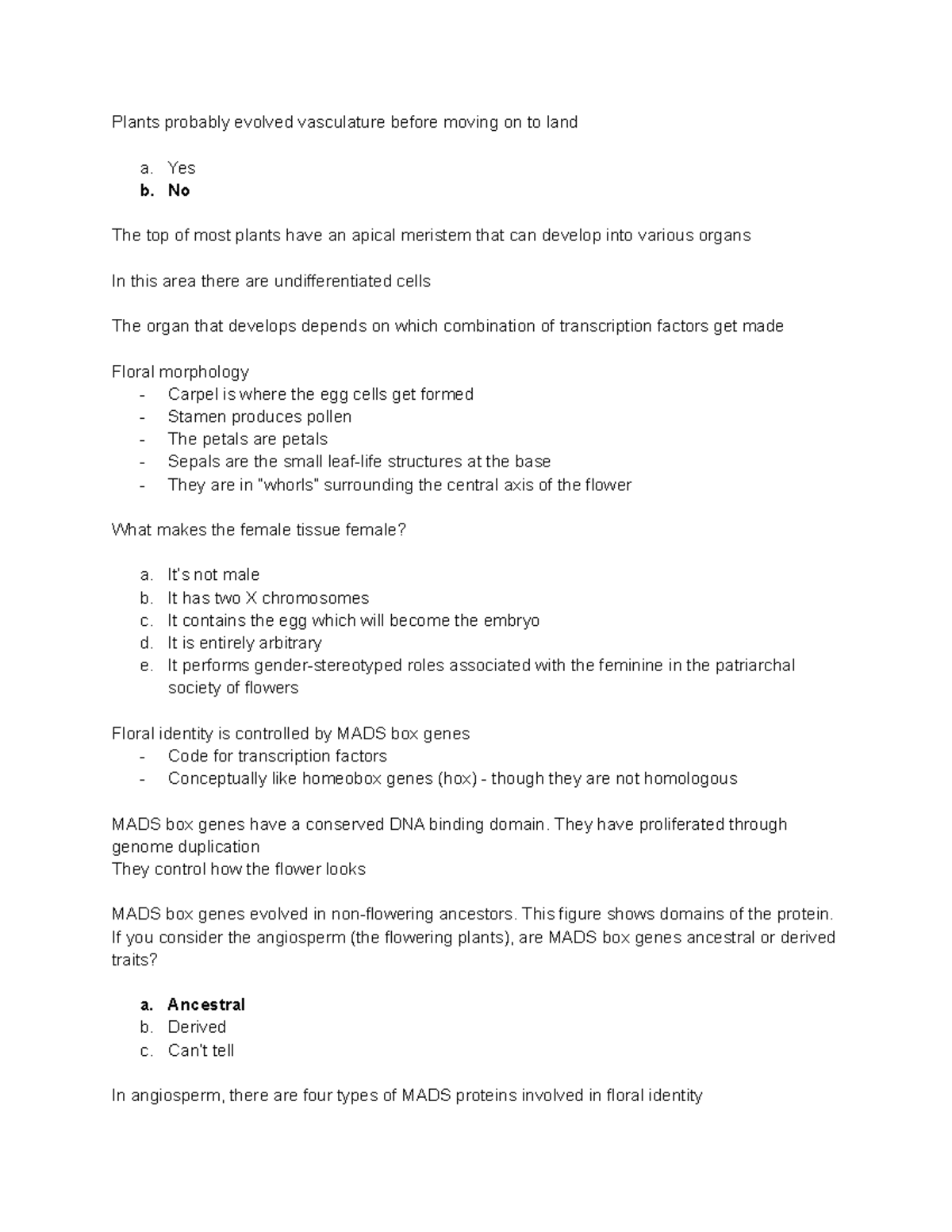 13 part 2 - professor: caleb rounds class: bio152 practice for lecture ...
