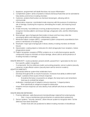 Microbio reading notes exam 2 - CHAPTER 7: DNA to PROTEIN 1. Codon ...