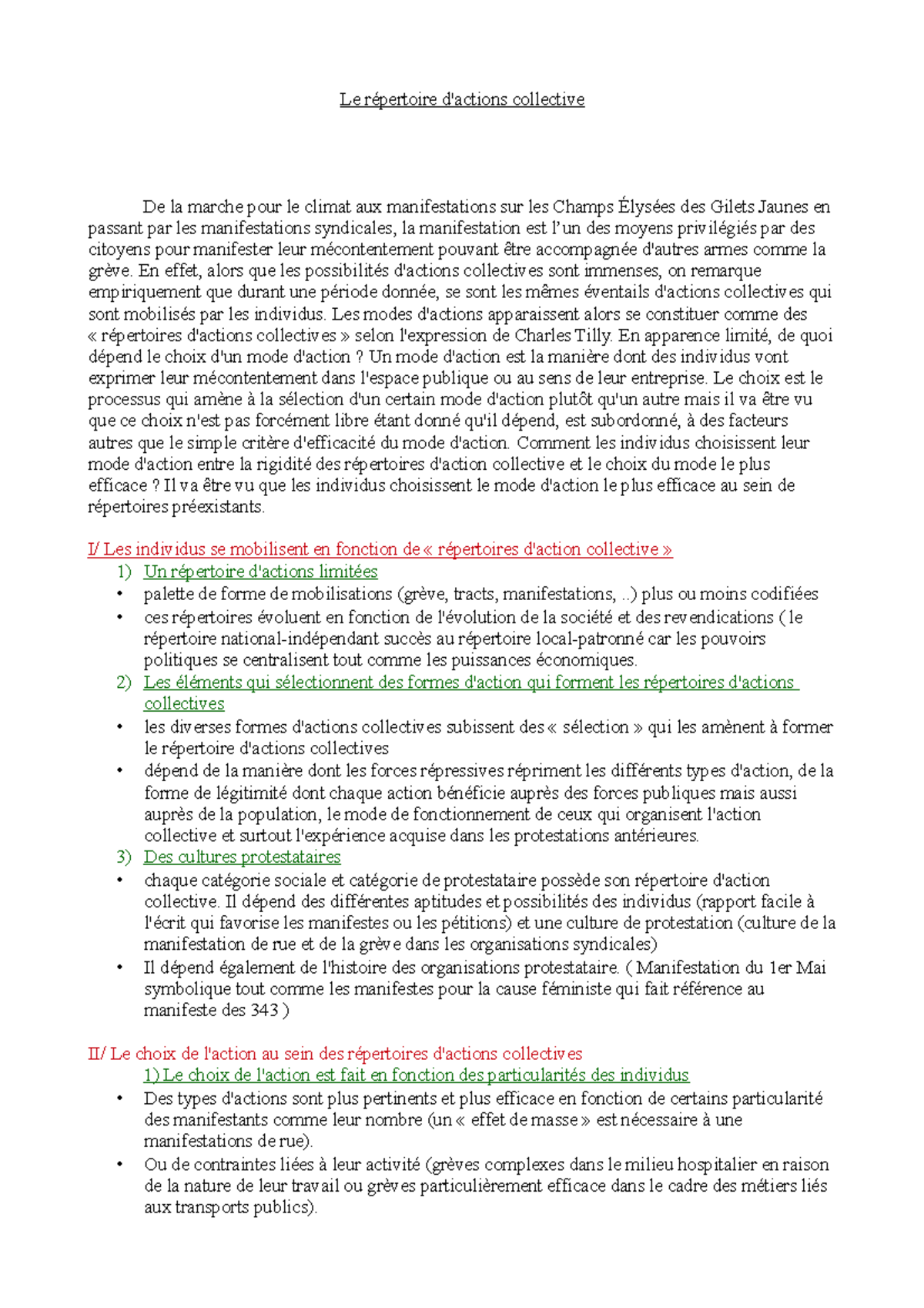 plan pour une dissertation science politique