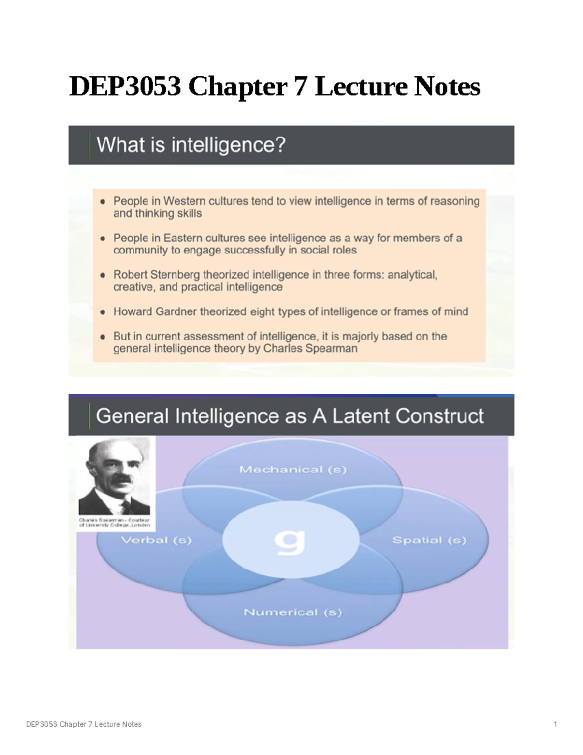 DEP3053 Chapter 7 Lecture Notes - CHEM 1114 - Studocu