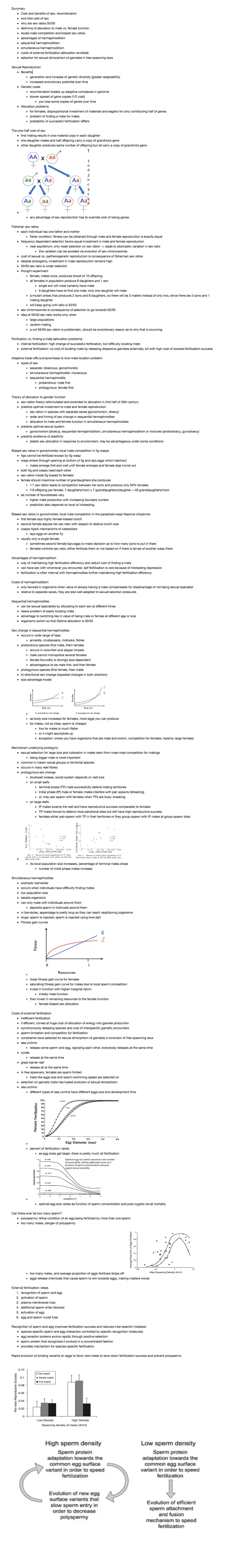 15 Evolution Of Sex And Sex Ratios 3 13 18 Summary Cost And Benefits Of Sex Recombination 4140