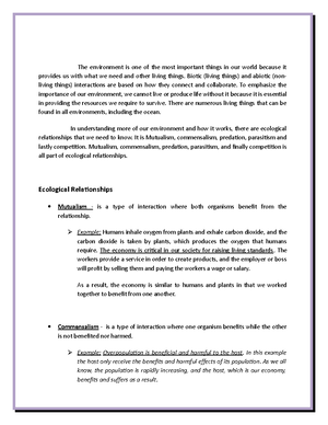 LAWS OF Ecology - Barry Commoner describes Laws of Ecology as the ...