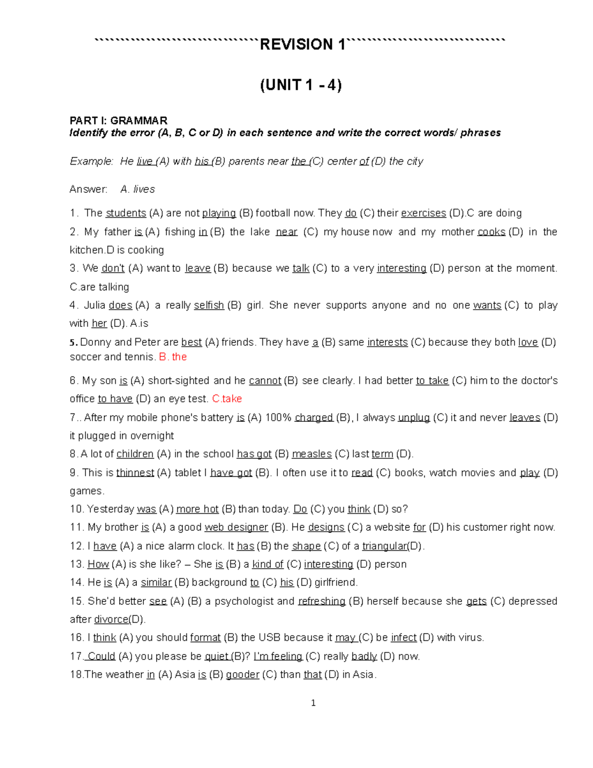 Revision 1 (U1-4) - ỪDVTE - ````````````````````````````````REVISION ...