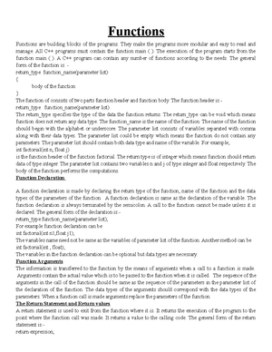 4 Loops - Lecture notes 1 - Loops A type of control structure that ...