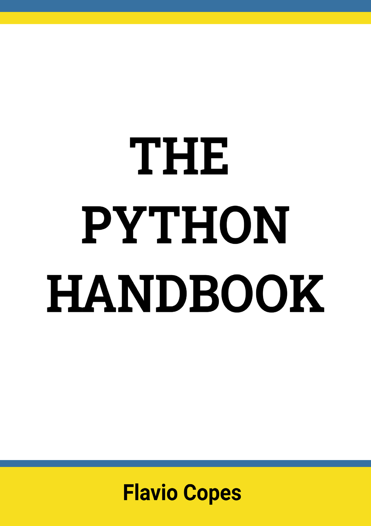 Python Handbook - I Find This Approach Gives A Well-rounded Overview ...