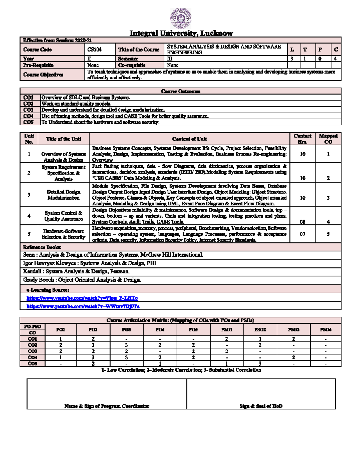 MBA503 SDA Syll - • Attributes – Attributes are the data objects that ...