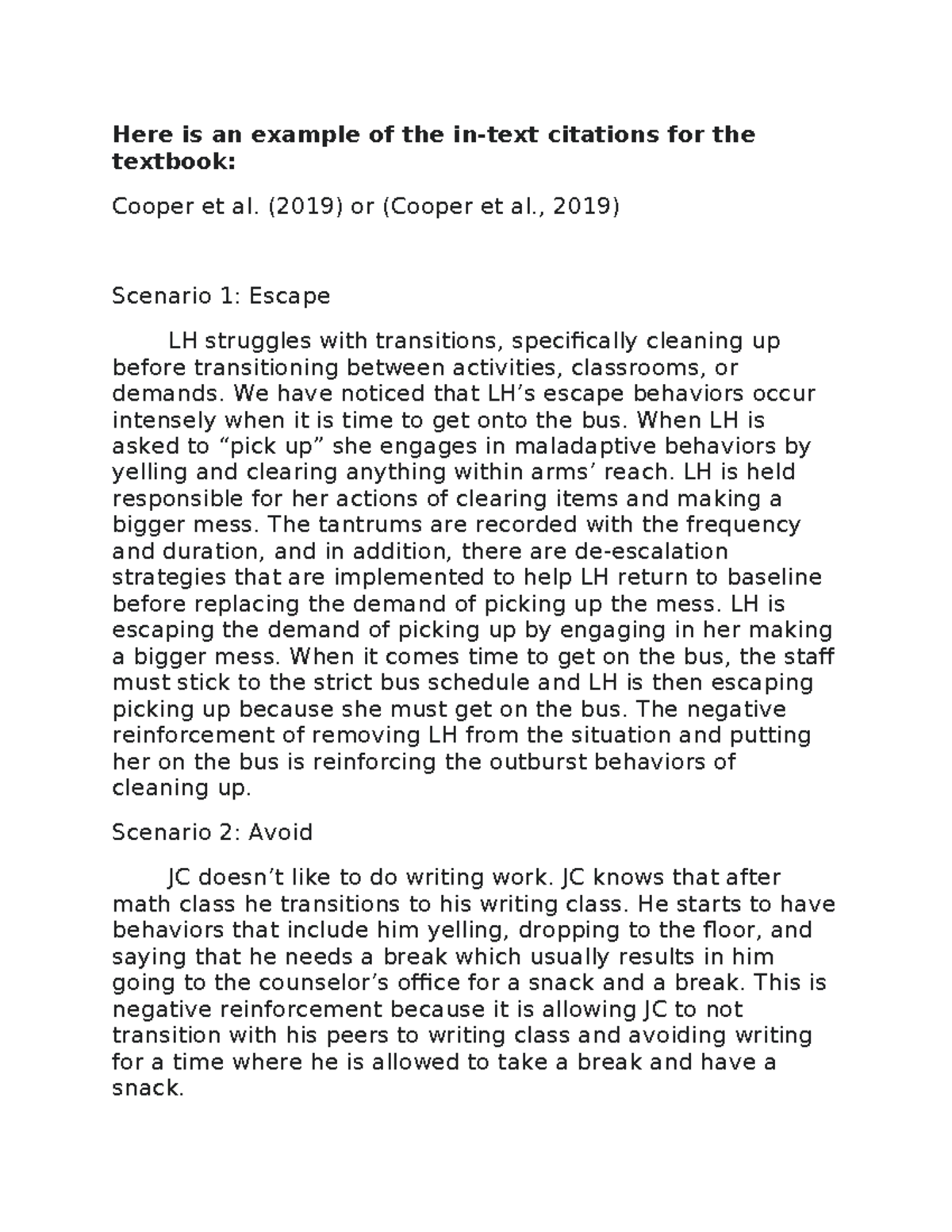 Unit 2 DB - discussion board post - Here is an example of the in-text ...