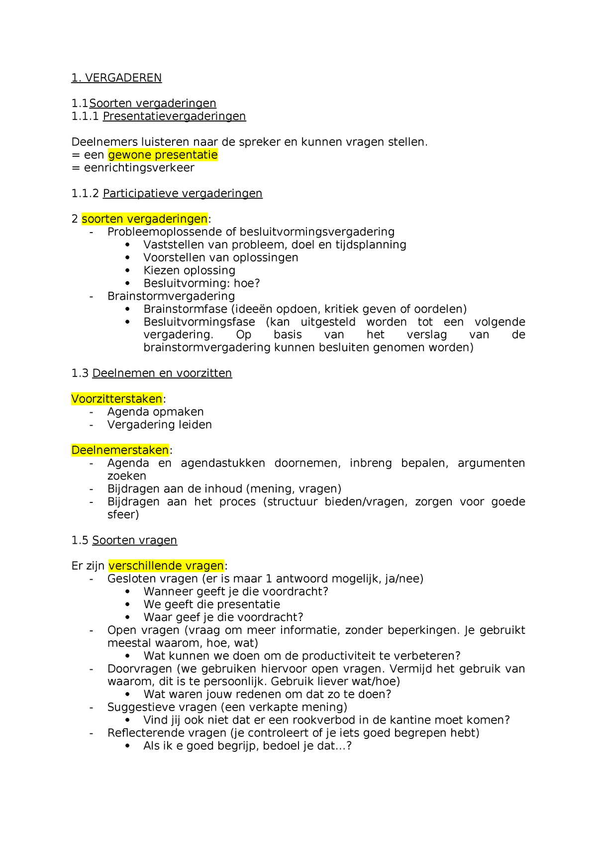 Samenvatting Compleet 1 5 Jpw165 Odisee Studocu