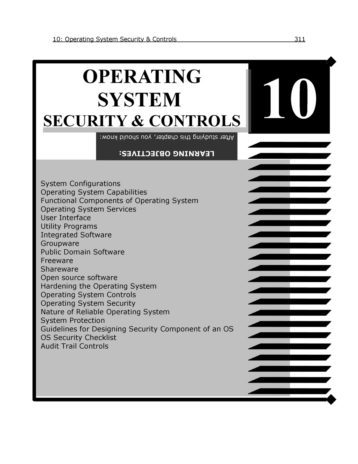 Ch-10 Operating System Security & Control - System Configurations ...