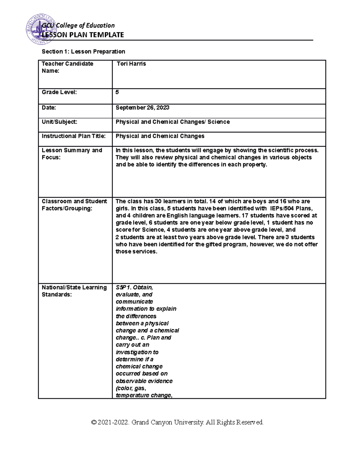 Coe-lesson-plan-template - LESSON PLAN TEMPLATE Section 1: Lesson ...