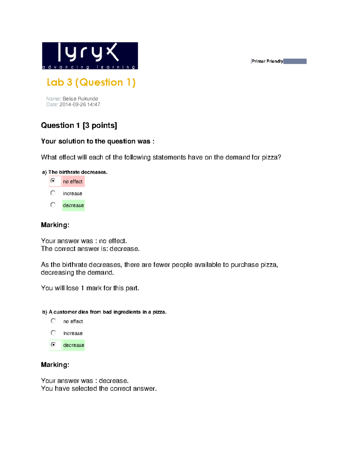 Leasson 3 Lab Qs Econ 201 Introduction To Microeconomics Studocu