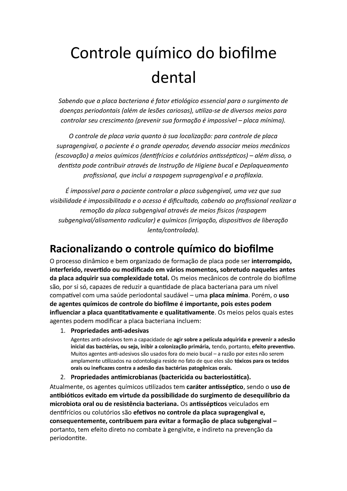 biofilme de placa dentária