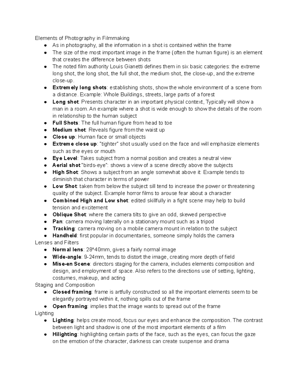 Elements of Photography in Filmmaking - Extremely long shots ...