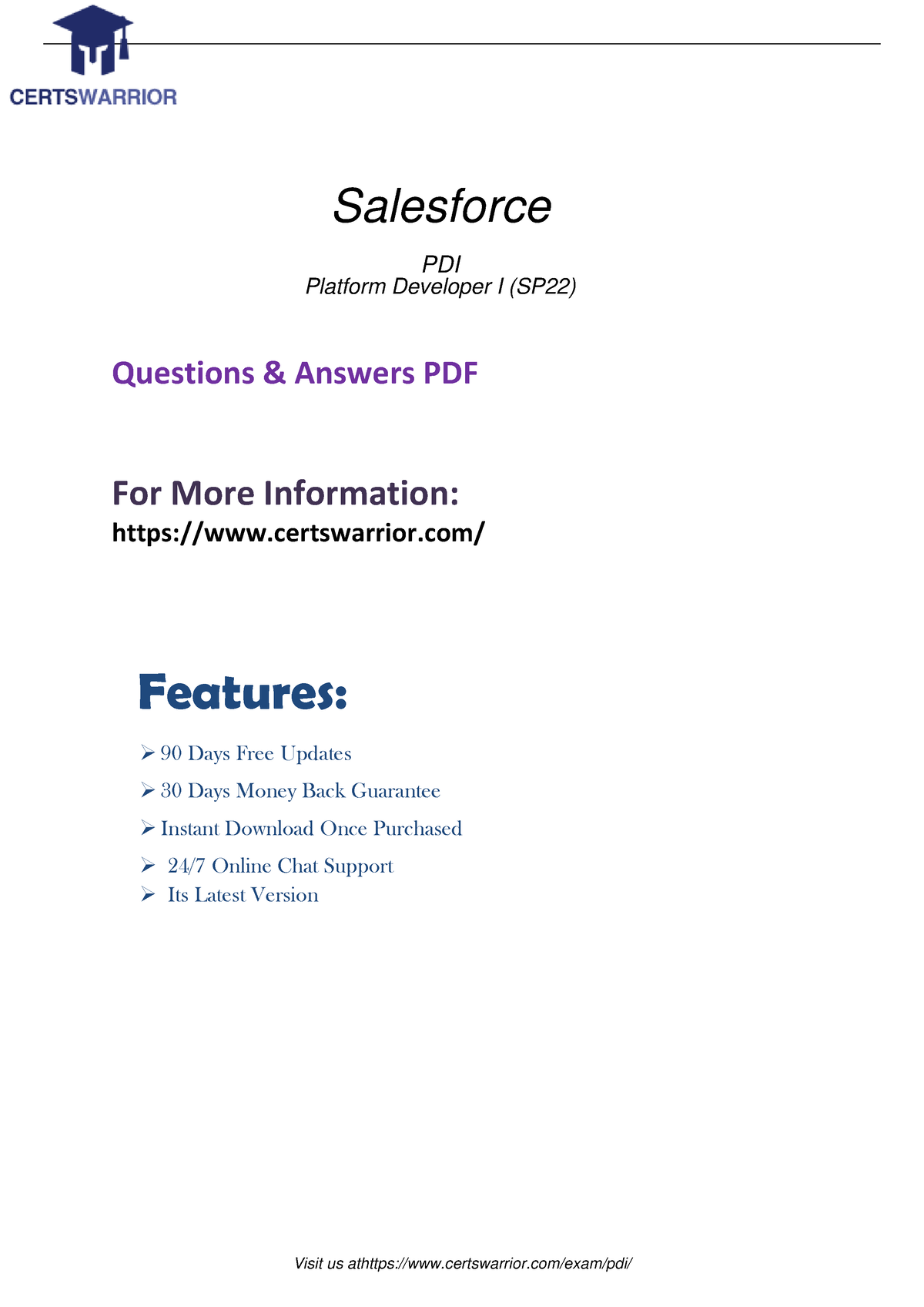 Salesforce Platform Developer 1 Certification Dumps 2022 PDF - Questions  & Answers PDF For More - Sns-Brigh10