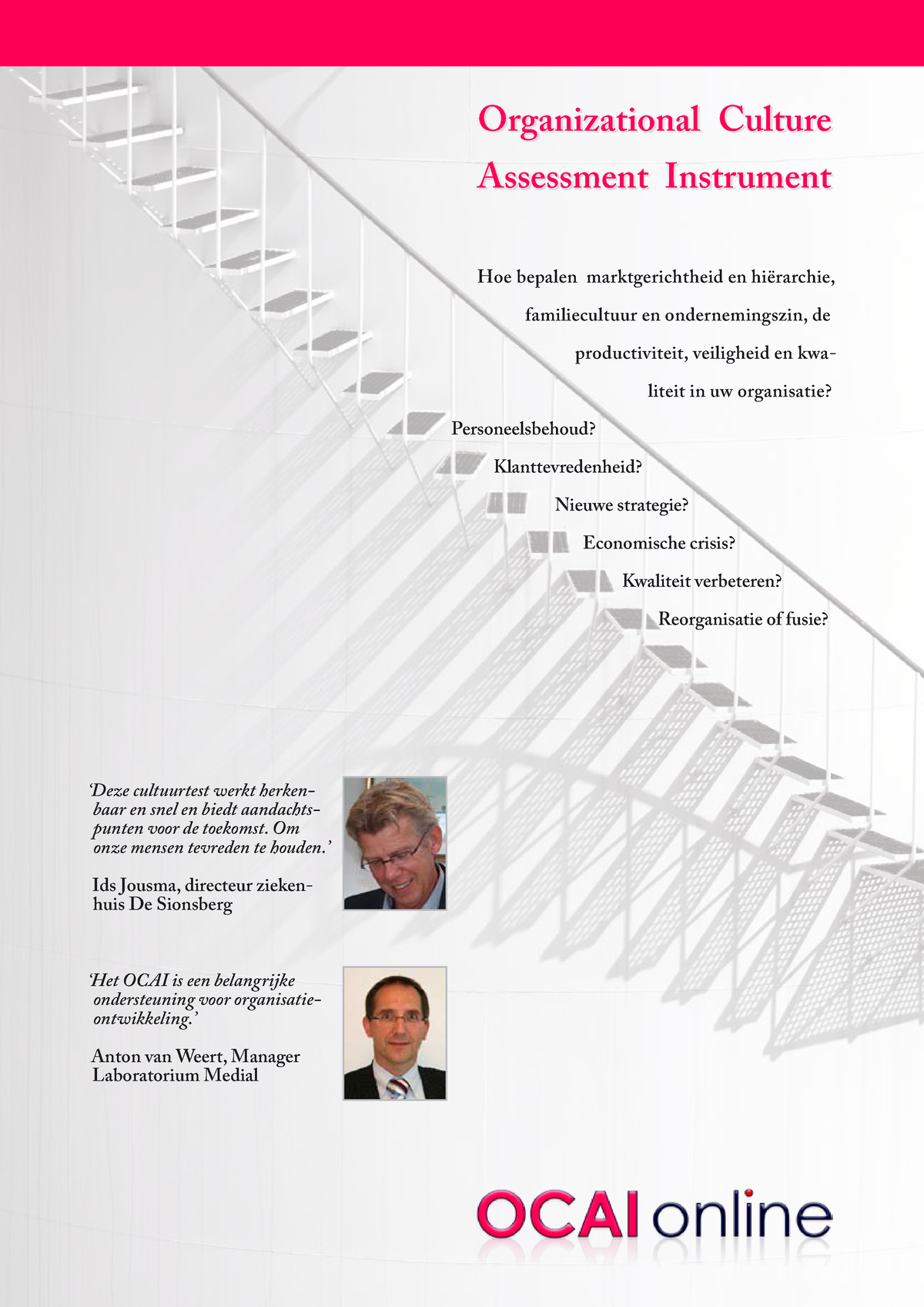 Ocai - Cultuur - Organizational Culture Assessment Instrument ...