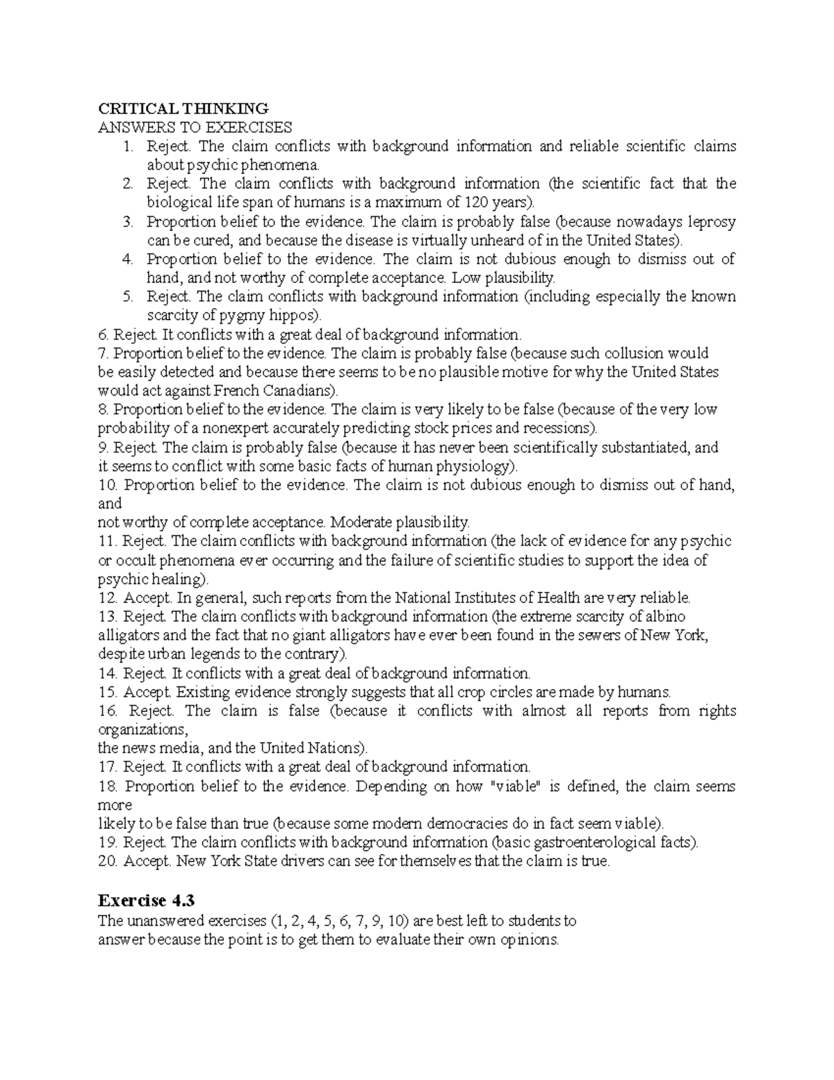 occupation conductorette critical thinking answers