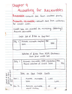 Chapter 10 - managerial accounting notes - ACCTG 215 - Studocu