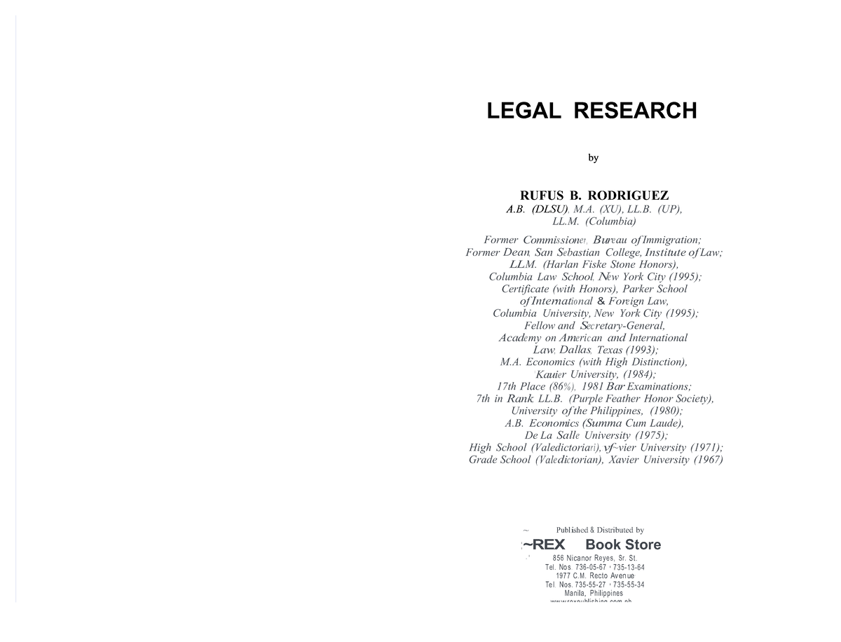 legal research literature review