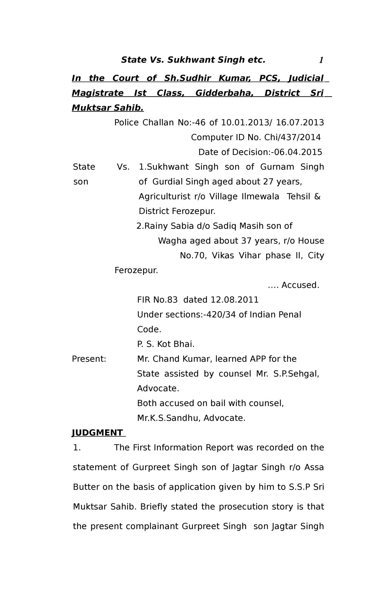 Display Pdf Casemine-judgment-63 Judgement Of High Court And In This Is ...