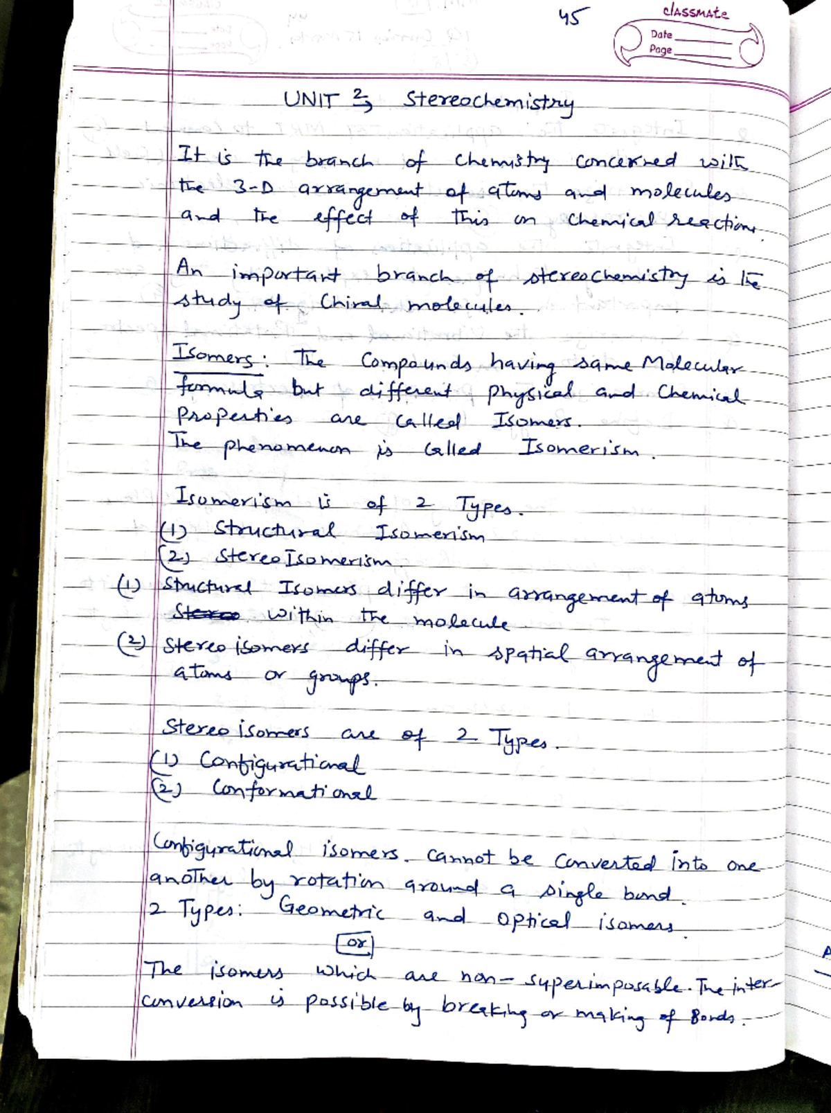 Chem Unit 2 Chemistry Studocu