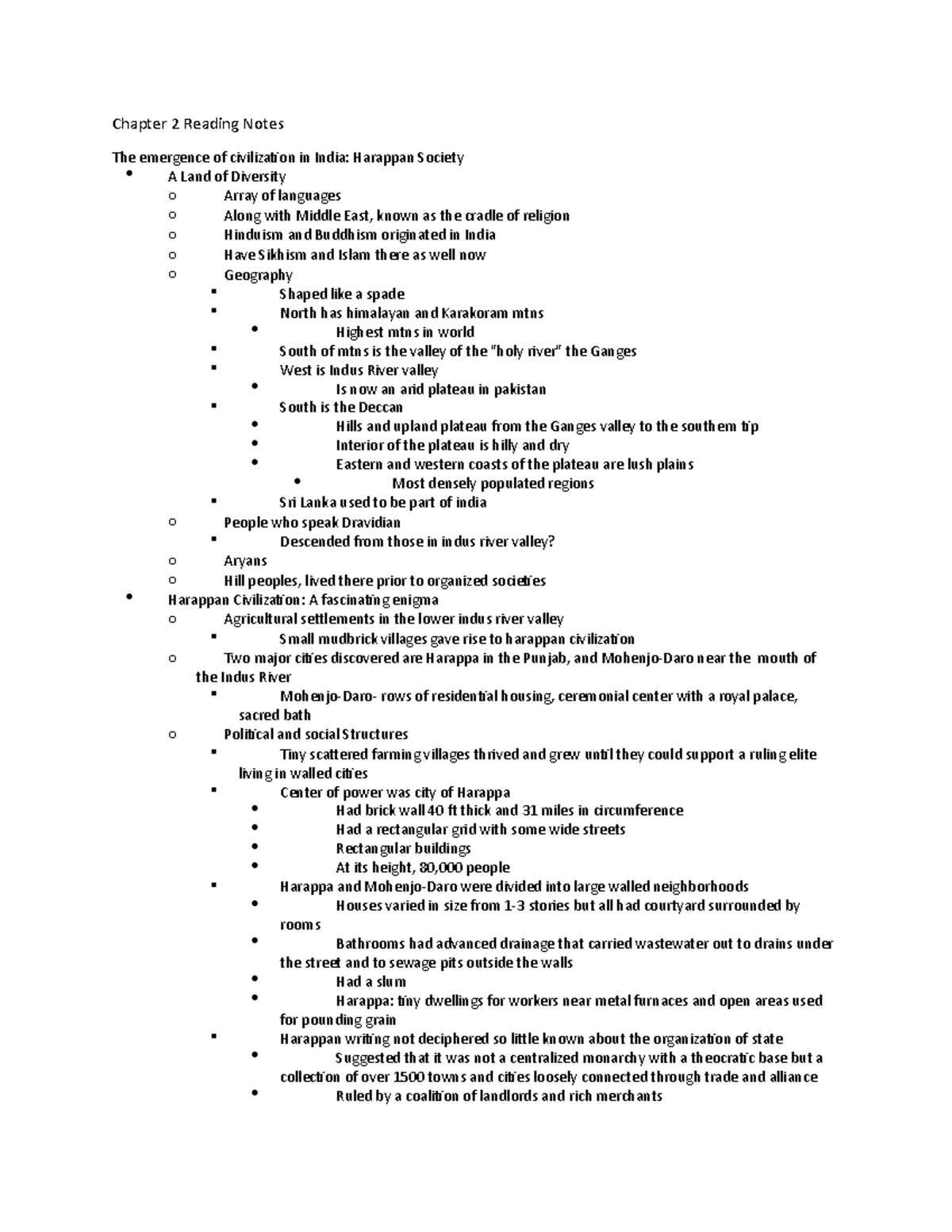 Chapter 2 Reading Notes - Chapter 2 Reading Notes The emergence of ...