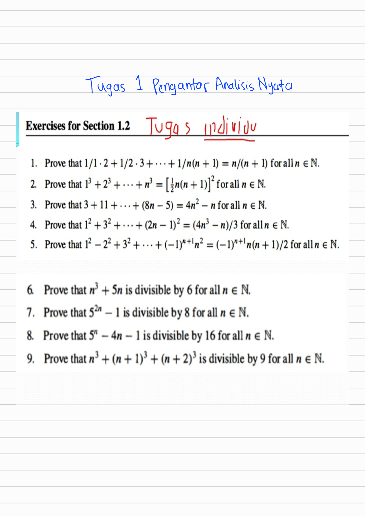 Real Analysis Notes Problem And Solution - Mathematics - Studocu