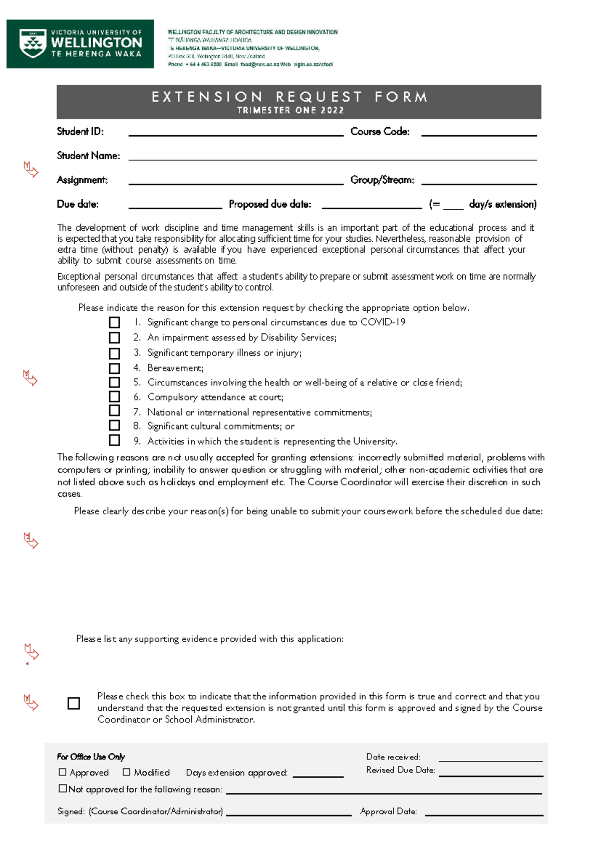 Wfadiextension Request Form - E X T E N S I O N R E Q U E S T F O R M t ...