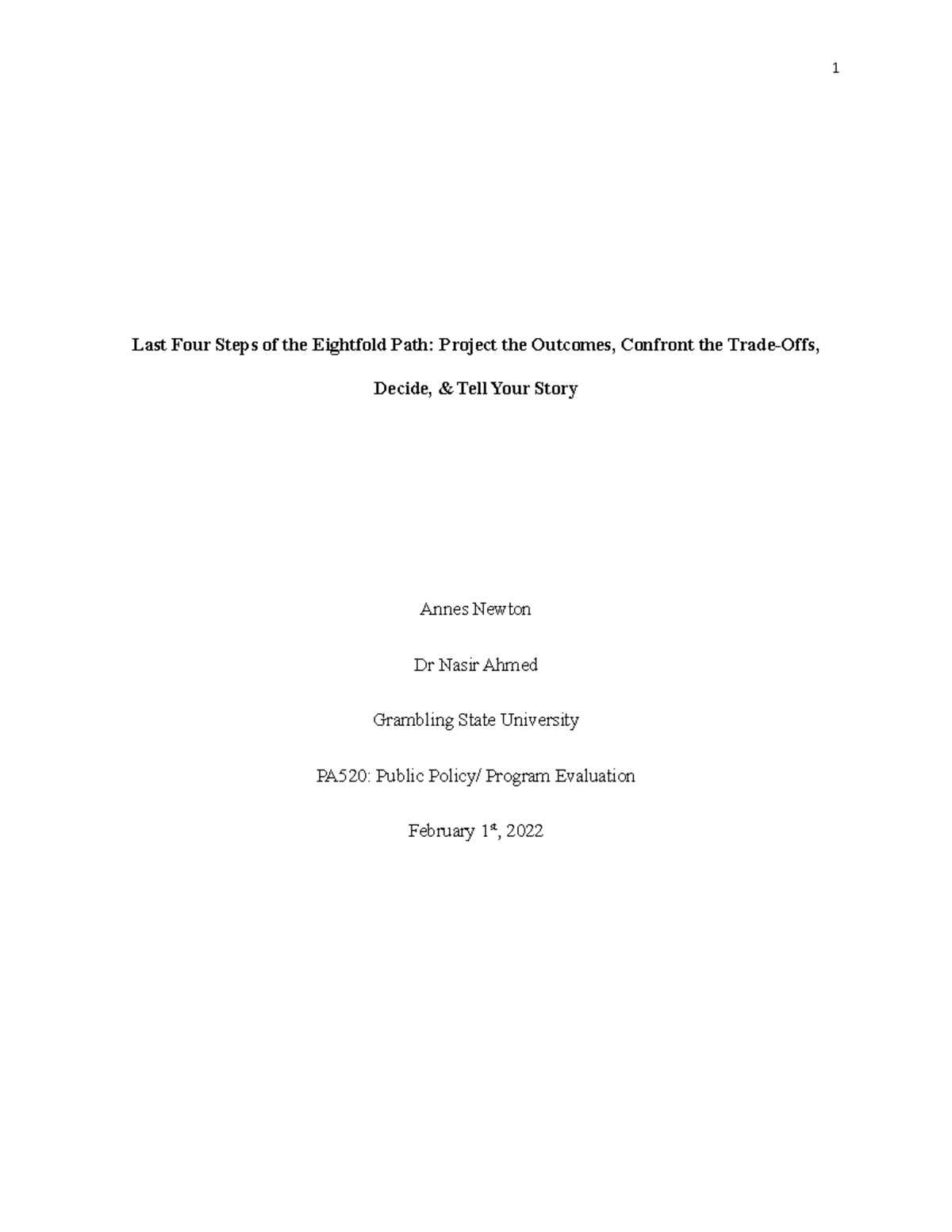 last-four-steps-pa520-public-policy-pro-evaluation-short-papers