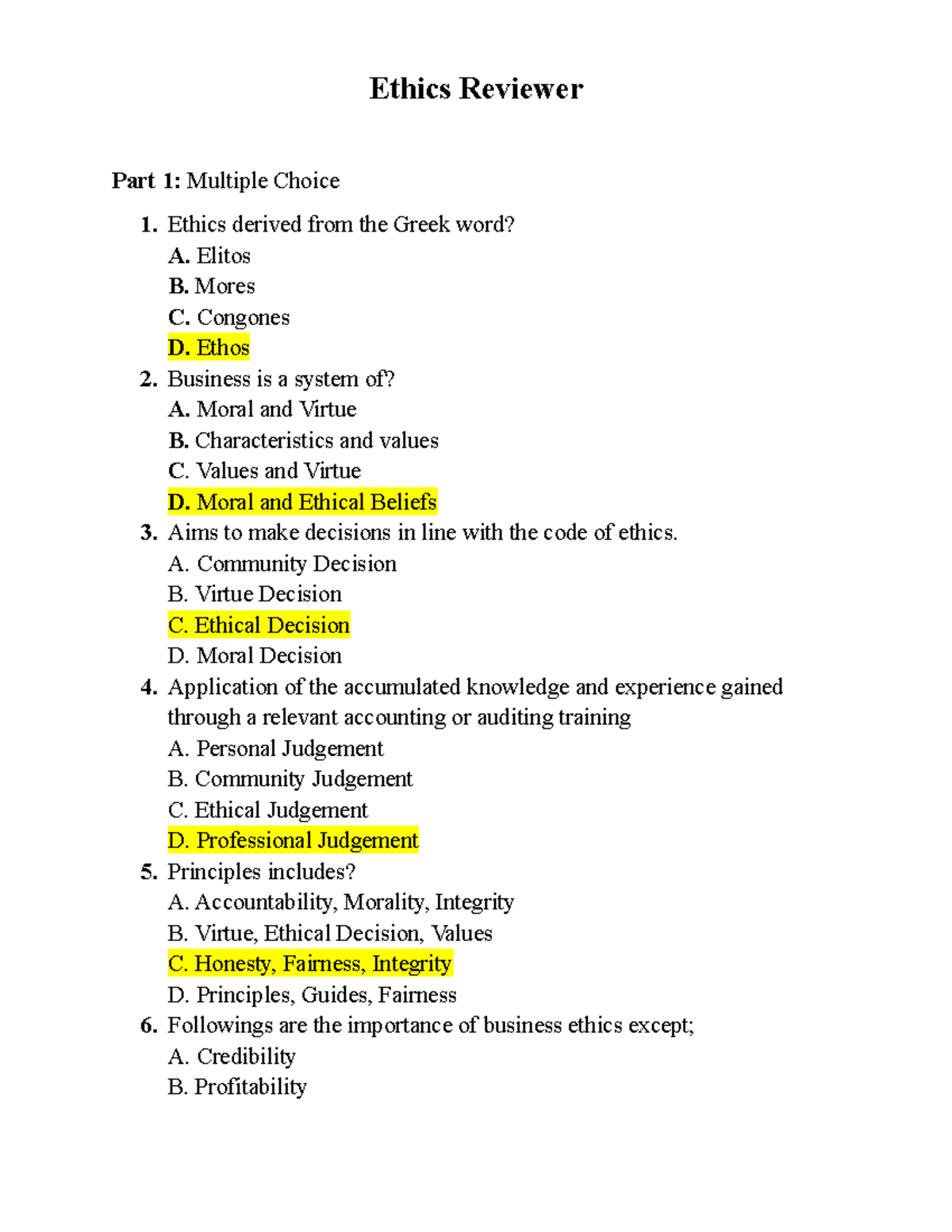 Medel, Dax Akie S. - BSA 2B - Ethics Reviewer - Ethics Reviewer Part 1 ...