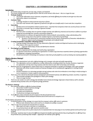 MARK 452 - Appendix A - Internal Analysis - APPENDIX A INTERNAL ...