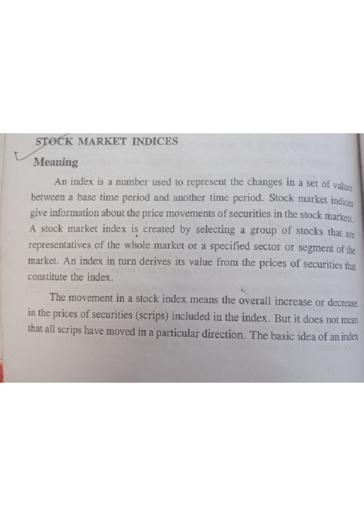 Stock market indices - Co-operation - Studocu