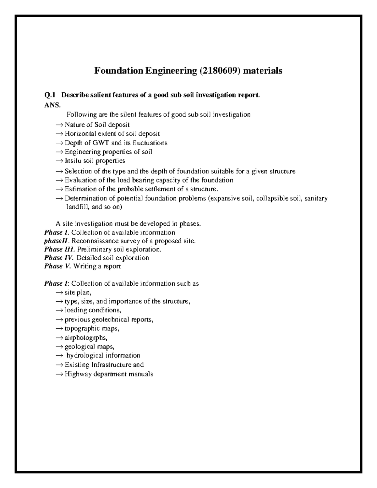 Foundation Engineering-2180609 - Foundation Engineering - Studocu