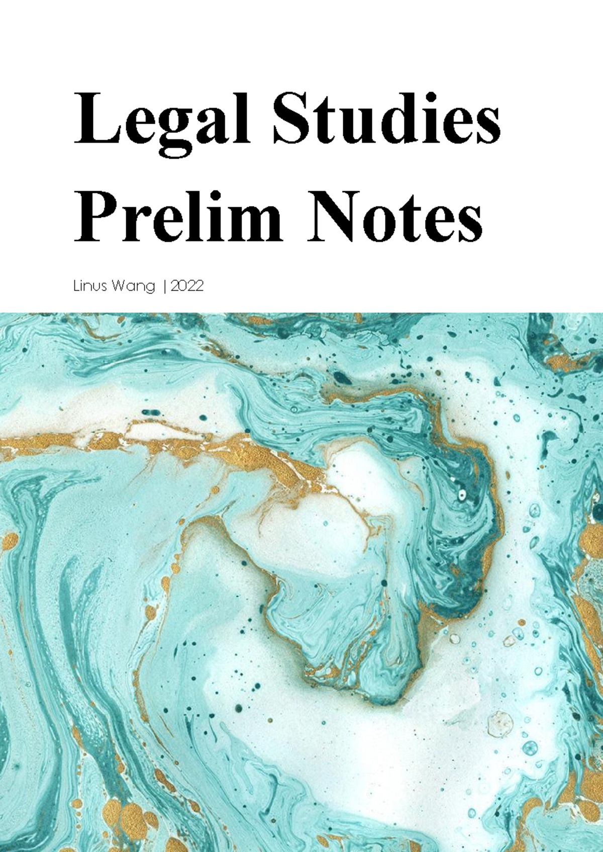 Legal pre lims notes - Legal Studies Prelim Notes Linus Wang | Table of ...