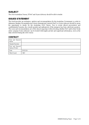 AMB211 A1 N11278722 - A1 Brand Positioning analysis AMB Charli Barber ...